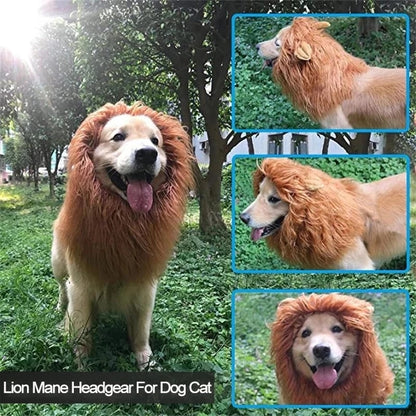 Lion Wig Costume For Dogs