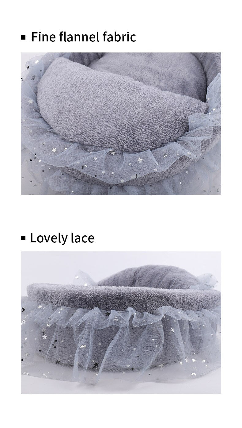 Soft Lace Princess Cat Mat