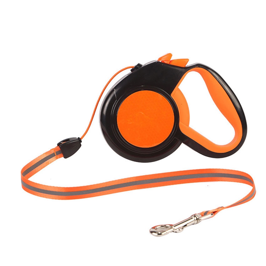 Retractable and Reflective Dog Leash