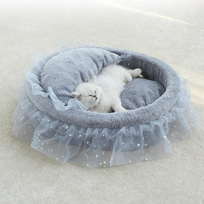 Soft Lace Princess Cat Mat