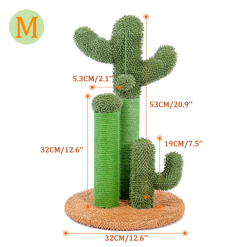 Cute Cactus Cat Tree Toy