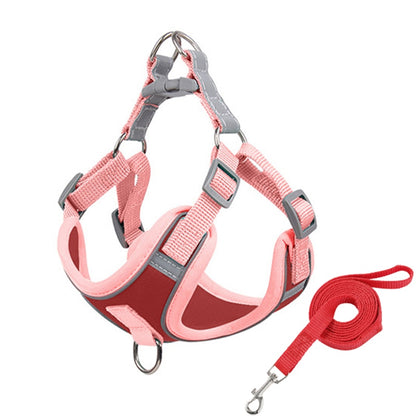 Reflective Dog Harness and Leash