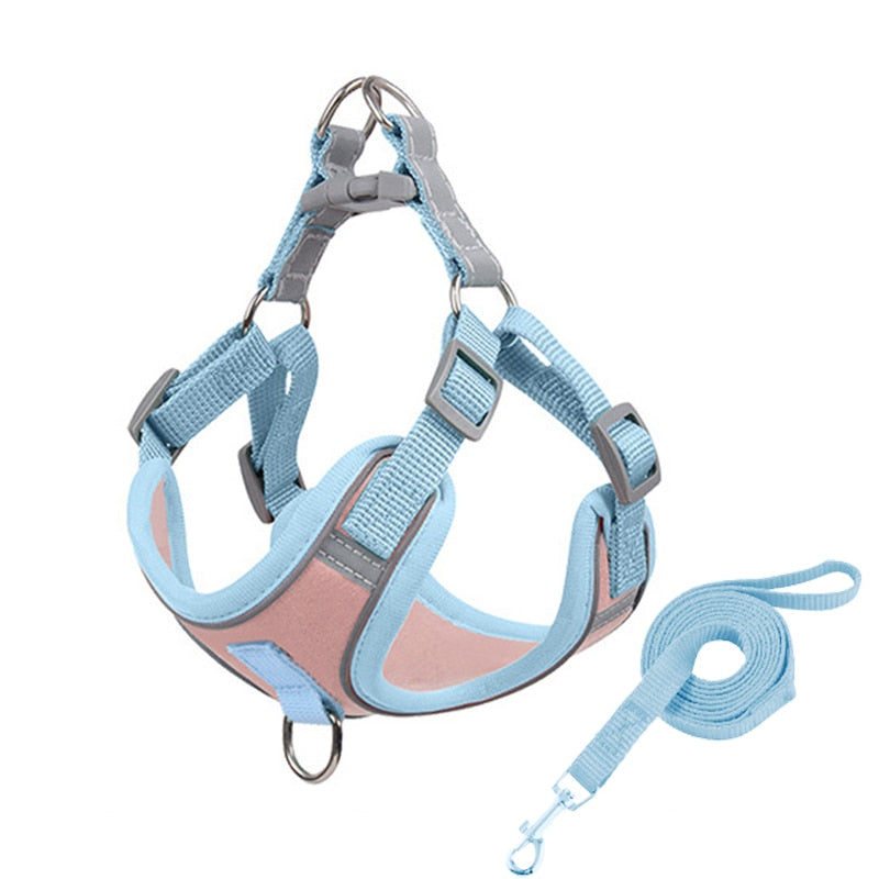 Reflective Dog Harness and Leash