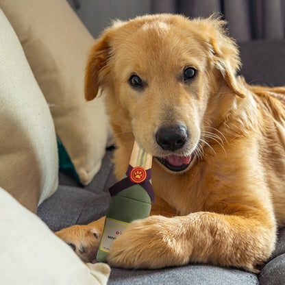 Creative Cocktail Wine Bottle Dog Toy