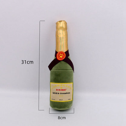 Creative Cocktail Wine Bottle Dog Toy