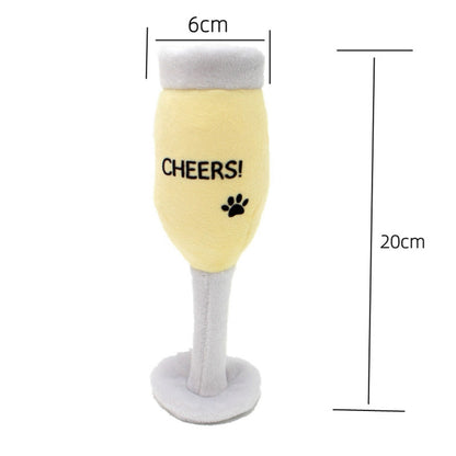 Creative Cocktail Wine Bottle Dog Toy