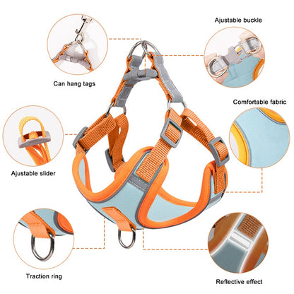 Reflective Dog Harness and Leash