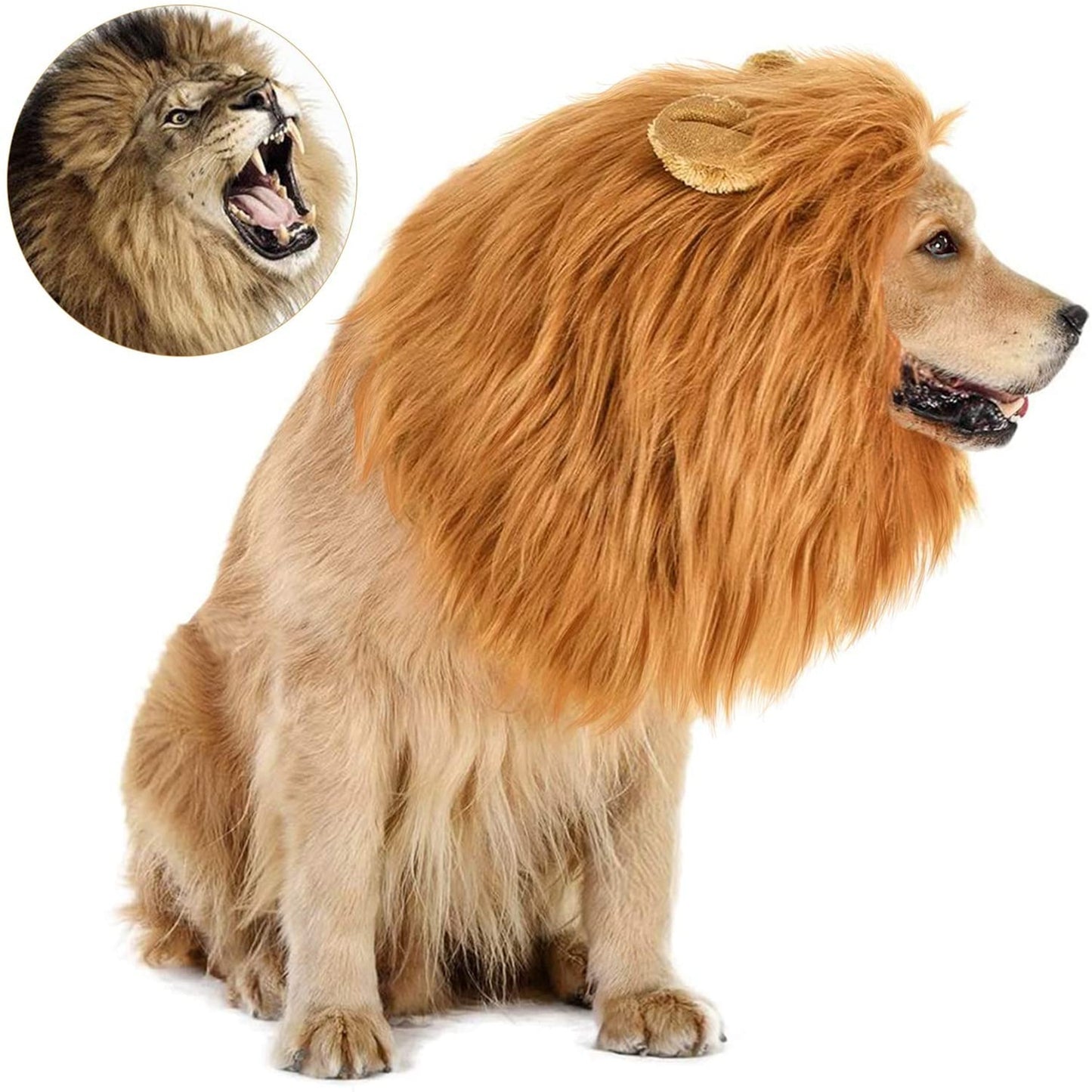 Lion Wig Costume For Dogs