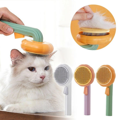 Pumpkin Cat Grooming Comb